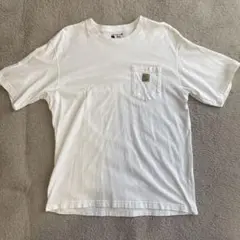【美品】Carhartt ホワイト 半袖Tシャツ