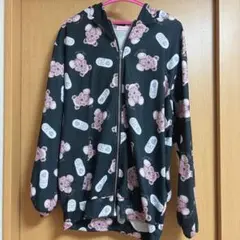 Princess Melody プリメロ お薬くまちゃんパーカー くま耳 黒