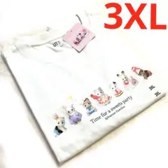 ユニクロ×Sylvanian Families 40周年Tシャツ 3XLホワイト
