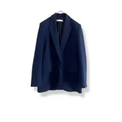 【ZARA ザラ】テーラードジャケット 1つボタン ネイビー 人気 USA S