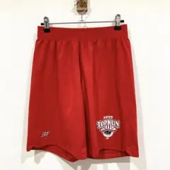 【BULL FIGHT】M ブルーファイト バスケットパンツ レッド