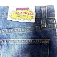 PICCADILLY ストレートデニム インディゴブルーフランス製ピカデリーＬ