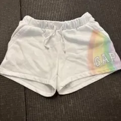 GAP キッズショートパンツ ホワイト レインボー