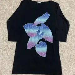 マウナロア　ワンダフルタロＴシャツ　七分袖　Lサイズ　美品　ブラック