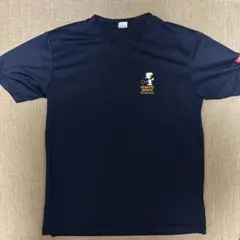 PEANUTS スヌーピー テニスウェア Tシャツ ネイビー Lサイズ