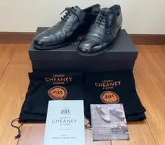 CHEANEY チーニー ROGER クォーターブローグ 8.5E ドレス