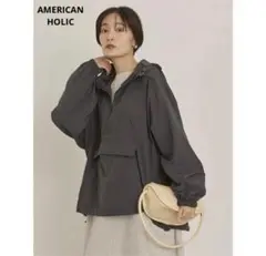 【美品】　AMERICAN HOLIC 撥水加工　パーカー　マウンテンパーカー