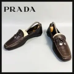 【美品】プラダ バレエ フラット シューズ パンプス 351/2イタリア製