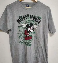 Disney ミッキーマウス Tシャツ Lサイズ ホワイト