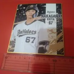 オリックス・バファローズ 中川圭太 67 シークレットミニ色紙