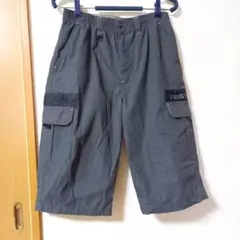 ハーフパンツ　カーゴパンツ　アウトドアパンツ　グレー　カジュアルパンツ