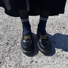 BALLY バリー　Gioia ロゴチャーム　ローファー