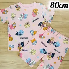 ★新品★アンパンマン 半袖パジャマ 上下セット ルームウェア　綿100%