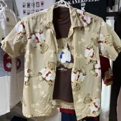 メンズ　カネコ　イサオ　セーラー　クマ　半袖　シャツ