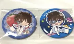 名探偵コナン　怪盗キット　いちご　ぷちコスモ　缶バッジセット