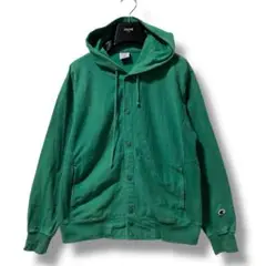Champion REVERS WEAVE スナップボタン パーカー M