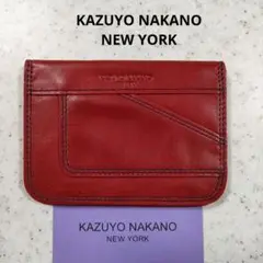 ✨️新品 ✨️KAZUYO NAKANO NEW YORK パスケース　レッド