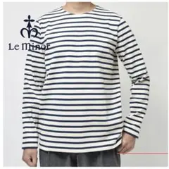 【1度着用のみ美品】￼ ルミノア コットンボーダークルーネックバスクシャツ