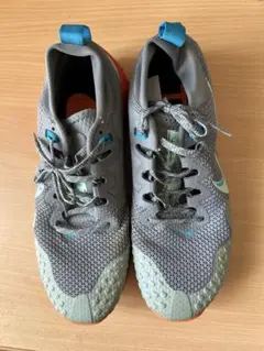 Nike トレイルランニングシューズ グレー/オレンジ/青