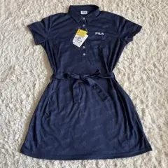 新品　FILA ゴルフワンピース　LL 紺　送料込み