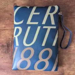 CERRUTI 1881 ロゴプリント クラッチバッグ