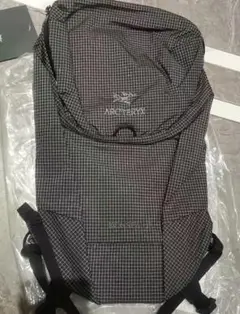 未使用ARC'TERYX KONSEAL 15チェック柄リュック ブラック