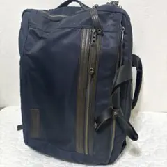 人気✨マスターピース 3way ビジネスバッグ リュック A4収納 ネイビー