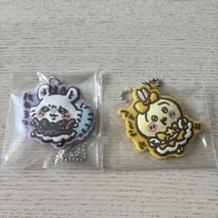 超まじかるちいかわ うさぎ　モモンガ ラバーキーホルダー