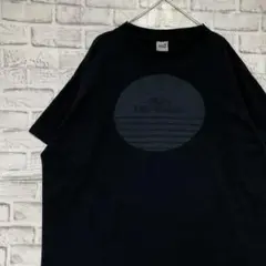 USA製90sヴィンテージTシャツ！シングルステッチブラック半袖古着2XL718