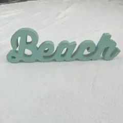 Beach Decorative Sign Mint Green