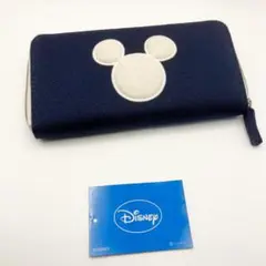 Disney ミッキー 財布 ネイビー 正規品 レディース かわいい プレゼント