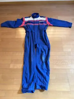 WAKOSつなぎ2着【中古】+ワコーズTシャツ2枚セット【新品】ホワイト&ブルー WAKOSつなぎ2着【中古】+ワコーズTシャツ2枚セット【新品