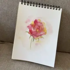 薔薇の水彩画