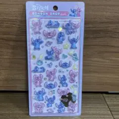 ボンボンドロップシール　スティッチ　ディズニー
