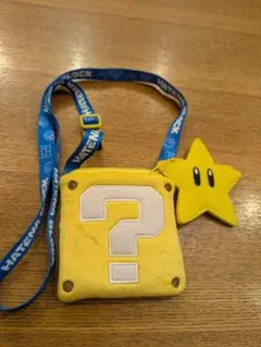 USJ ユニバ　ハテナブロック　スター　パスケース　　ポーチ
