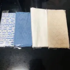 刺繍レースコットン生地ハギレ セット⑤