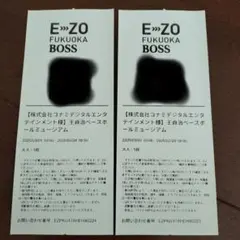 王貞治ベースボールミュージアム入場チケット大人２枚