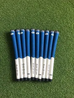 スーパーストローク ゴルフグリップ ブルーⅹホワイト 10本組