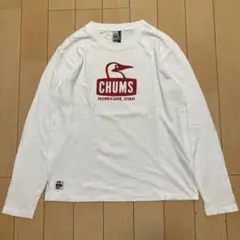 CHUMS チャムス　ロンT 長袖カットソー　ホワイト　Sサイズ
