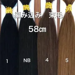 編み込みエクステ メッシュエクステ カラーエクステ