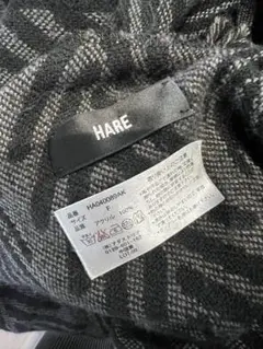 HARE アクリル100% マフラー 羽織りF