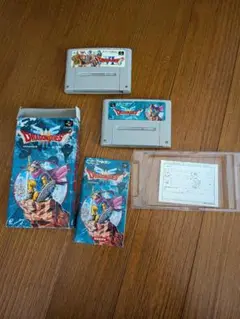 ドラゴンクエスト３　６セット　 スーパーファミコン用ソフト　箱　説明書　ハガキ付