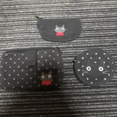 hikosen cara 小物入れ、コインケース　3点セット