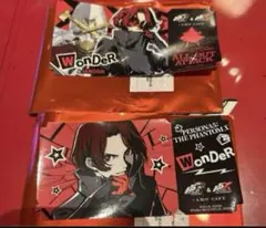 ペルソナ5　P5X トレーディングステッカー　アモカフェ　上城渚　ワンダー　2種