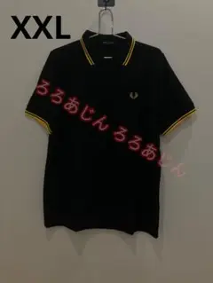 FRED PERRY ブラックポロシャツ 新品タグ付き