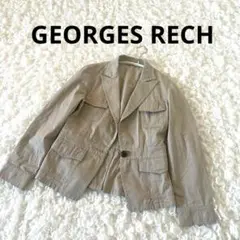 GEORGES RECH ジョルジュレッシュ ジャケット 4ポケット 綿麻