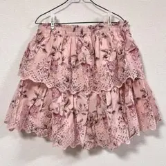 GAP × LoveShackFancy 花柄 スカート 綿100％ レース