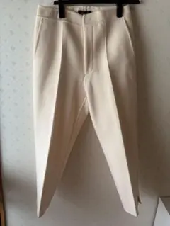 Drawer アイボリー ウールパンツ34