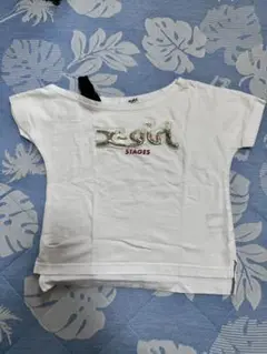 x-girl 　ブラック 　Tシャツ 　120㌢