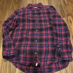 アメリカンイーグル　ネルシャツ　L